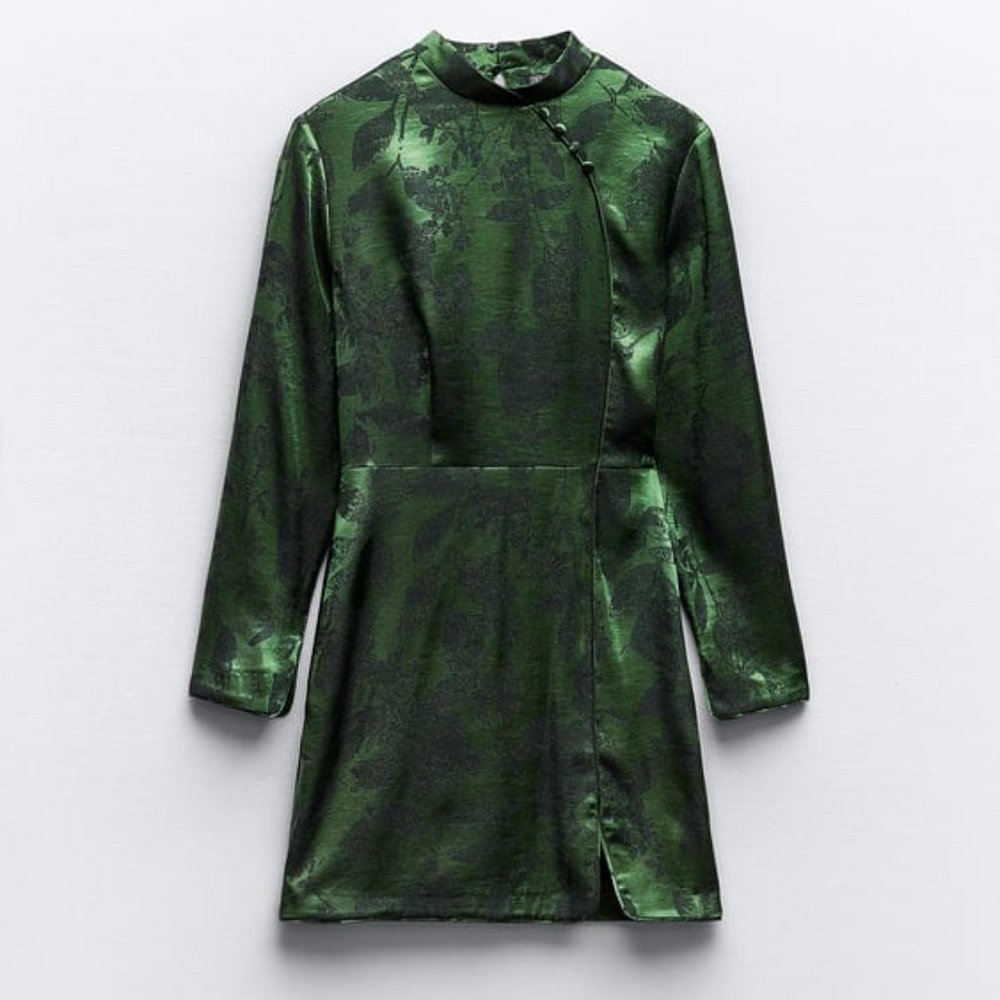 NEW ZARA mini dress size S Asian style